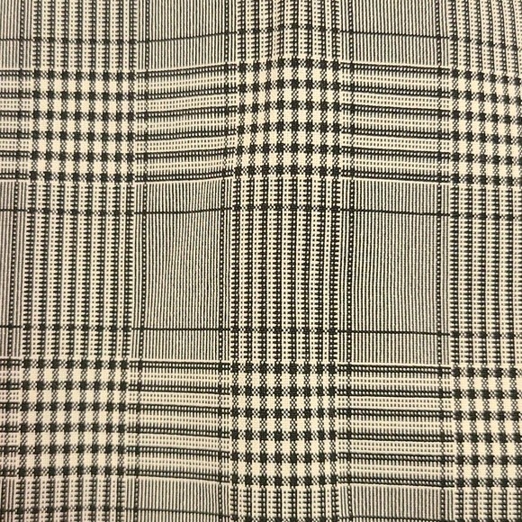 H & M Black & White Dogtooth Plaid Drawstring Pants Size M - Picture 2 of 9